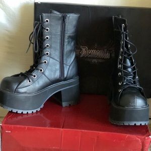 Demonia Platform Boots Size 10